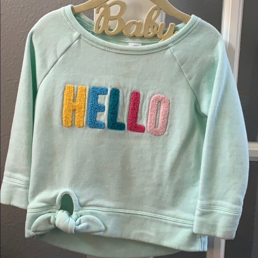 Light green sweater